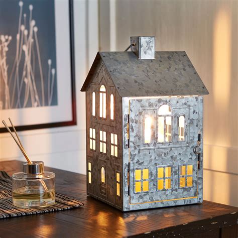 galvanized metal house candle holders|galvanized metal candle holders.